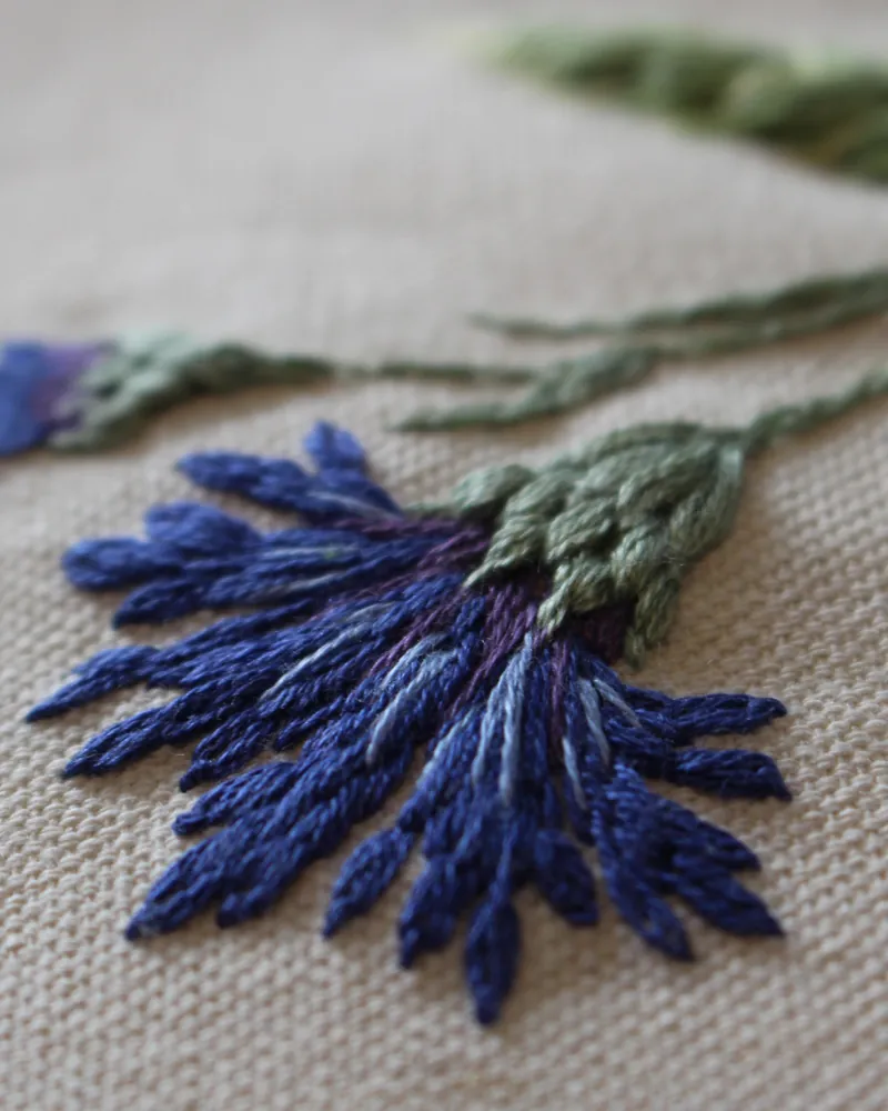 Creative Beginnings embroidery kit theme